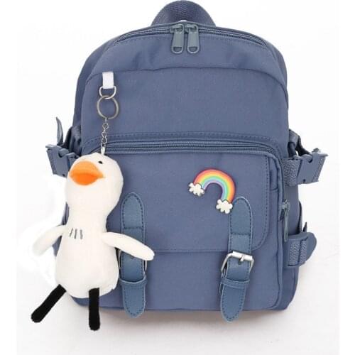 Anti-Theft Crossbody Bag Travel Bag 2021 Multifunction Women Backpack Fashion Casual Shoulder Female Backpack Solid Color