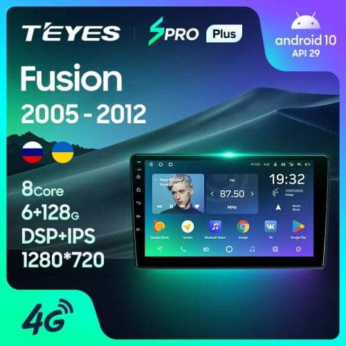 TEYES SPRO Plus For Ford Fusion 1 2005 - 2012 Car Radio Multimedia Video Player Navigation GPS Android 10 No 2din 2 din dvd