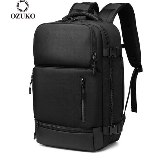 OZUKO Large Capacity Men Backpack 15.6inch Laptop Backpacks Male Waterproof Travel Business Backpack for Men Luggage Bag Mochila