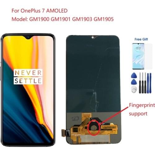 OLED for DISPLAY ONEPLUS 7 Lcd GM1900 GM1901 GM1903 GM1905 TOUCH SCREEN Digitizer for OnePlus7 Display 1+7 LCD Display Touch