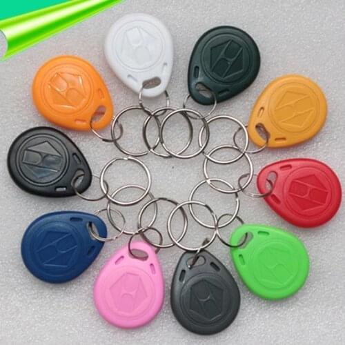 100pcs/lot rfid key tag 13.56Mhz RFID keyfob Fudan F08 M1 S50 RFID keyfob