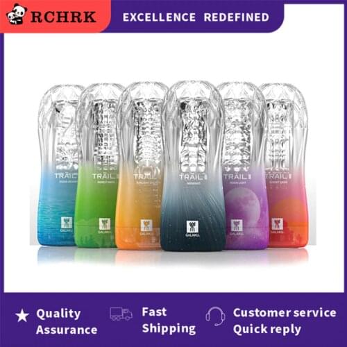 2021 Vagina Male Masturbator Cup Soft Pussy Sex Toys Transparent Adult Endurance Exercise Sex Products Vacuum Pocket Cup for Men