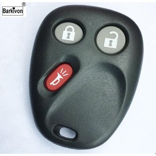 Barkivon 3 Buttons Plastic Auto Car Key Shell with battery position For Cadillac For GMC for Chevrolet no chip