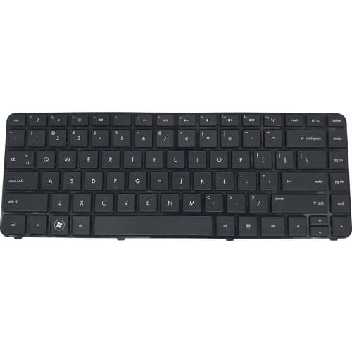 English keyboard 659298-001 for HP DV4-3000 DM4-3000 DV4-4030 dv4-3011tx US black with frame laptop keyboards Screws 48000-XUA