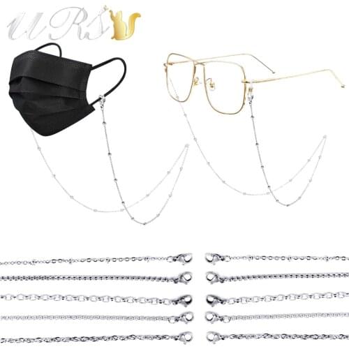 1 PCS Stainless Steel Women Men Glasses Chains Sunglass Eyeglass Necklace Eyewear Reading Glasses Retainer Strap Holder lanyards