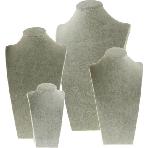 Necklace Bust Stand Jewellery Display Pendant Chain Shop Figurine Mannequin (Four Sizes Choose)