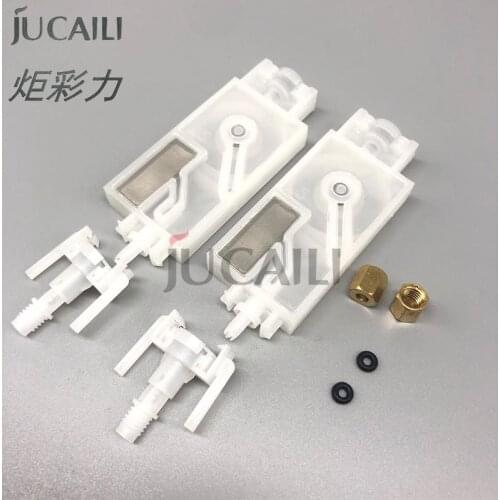 Jucaili 10PCS dx5/xp600/tx800 head ink damper with connector for mimaki jv33 jv5 cjv30 roland mutoh Galaxy printer dumper filter