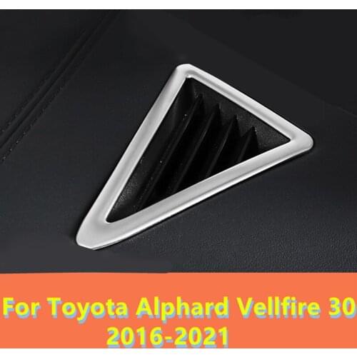 Central control display decoration stickers car center console decoration car Parts For Toyota Alphard Vellfire 30 2016-2021