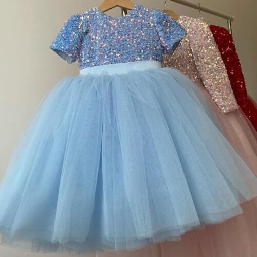 Girls Pageant Dresses Beaded Lace Kids Birthday Party Gowns Flower Girl Dress for Wedding Custom Made