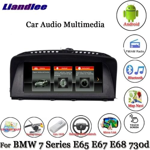 For BMW 7 Series E65/E67/E68/730d 2001-2008 Android 10.0 Player Multimedia System Carplay Androidauto GPS Navigation HD Screen