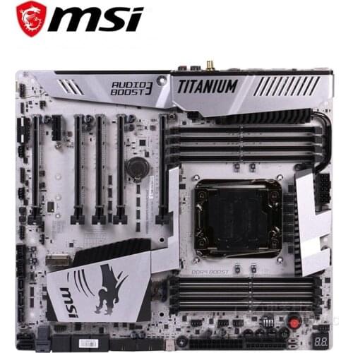 For MSI X99A XPOWER GAMING TITANIUM Motherboard LGA 2011 V3 DDR4 For Intel X99A X99M Desktop Mainboard SATA III PCI-E X16 Used