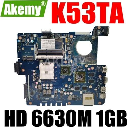 JIANSU K53TA Laptop motherboard For ASUS K53TA K53TK X53T Mainboard QBL60 LA-7552P 216-0810005 HD 6630M 1GB