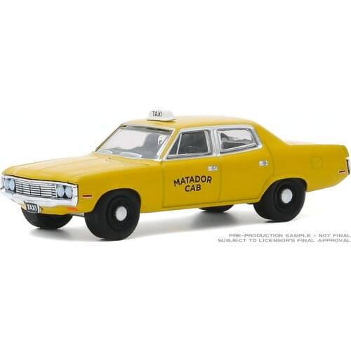 GreenLight 1:64 1972 AMC Matador boutique alloy car toys for children Model original box