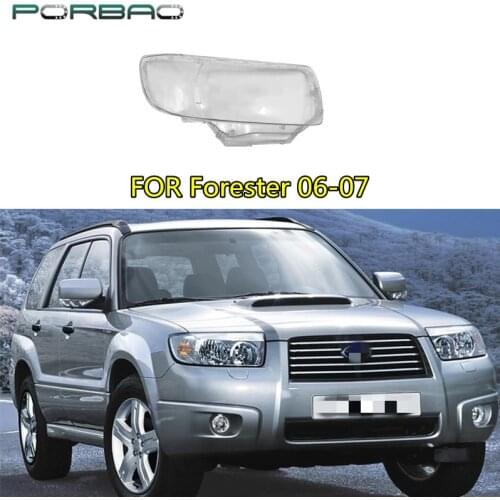 Headlight Lens Cover For FORESTER 2006 2007 Headlamp Clear Auto Shell Cover Replacement DIY