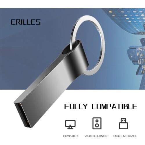 Metal USB Flash Drive 64gb 128gb thumbdrive waterproof Pen Drive 64 gb usb disk on key 16GB 8GB Pendrive 32gb Flash Memory Stick