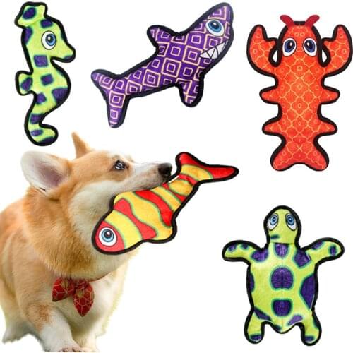 Puppy Squeaky Plush Dog Toy Soft Fleece Chew Creative Cartoon Animal Shape Dog Accessories for Puppy Training Zabawki Dla Psa