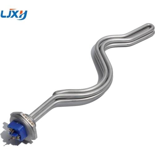 LJXH DN25 1inch BSP/NPT Immersion Water Heater Heating Element with Grounding Screw for Brewage Equipment 240V 4.5KW5.5KW6.5KW