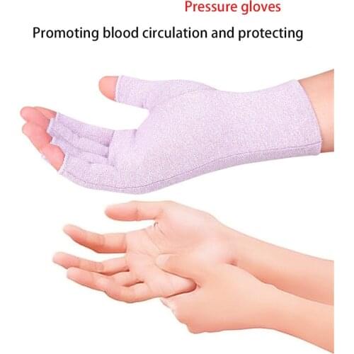 1Pair Arthritis Gloves-Male Female Rheumatic Pressure Ulcer Gloves, Compression Therapy Lightweight Breathable Joint Pain Relief