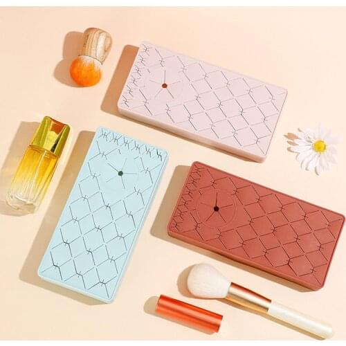 24 Grid Silicone Lipstick Rack Cosmetic Storage Box Makeup Storage Case Lipstick Organizer Makeup Brush Holder For Desktop