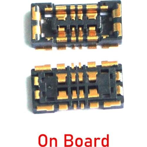 2PCS Inner Battery FPC Connector On Motherboard Clip Contact On Flex For HuaWei P40 Lite X10 Max Nova 7 Pro 7SE 8SE Honor 9X 10