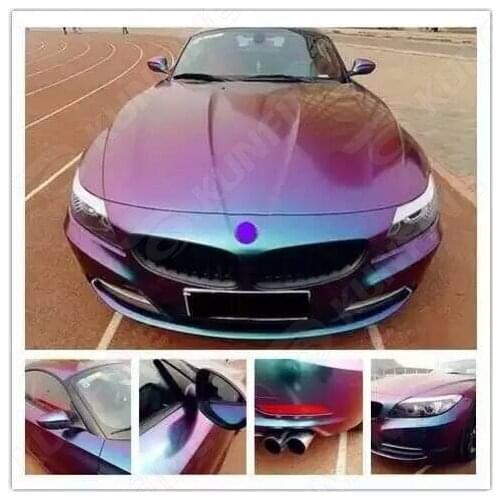 Car Styling Wrap Chameleon Car Vinyl film Body Sticker Car Wrap With Air Free Bubble For Vehiche Motorcycle1.52*20M /Roll