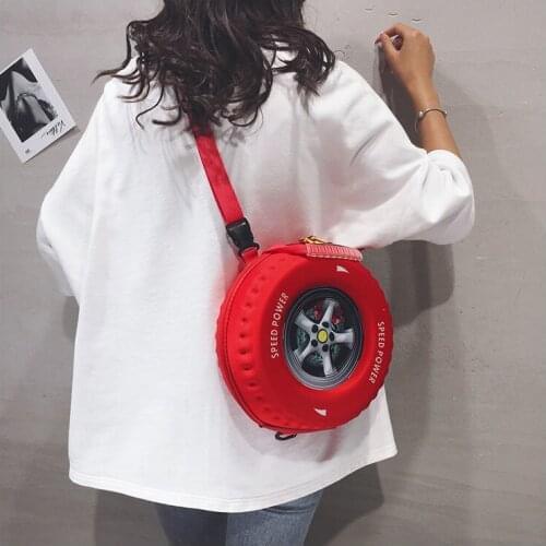 Hot Sale Sweet Lace Round Handbags High Quality PU Leather Women Crossbody Bags Female Small Fresh Flower Chain Shoulder