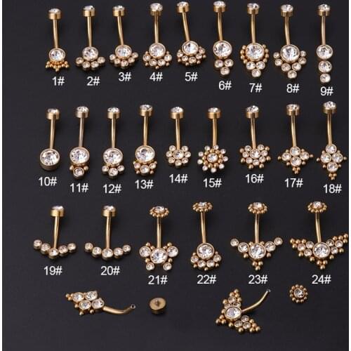 1Piece Fashion Body Jewelry Belly Button for Women 2021 Trend Sexy Belly Button Nails Stainless Steel Piercing Belly Rings