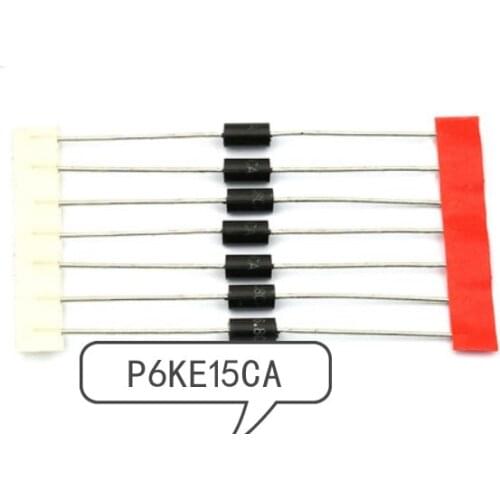 100pcs Diodes P6KE15CA 15CA