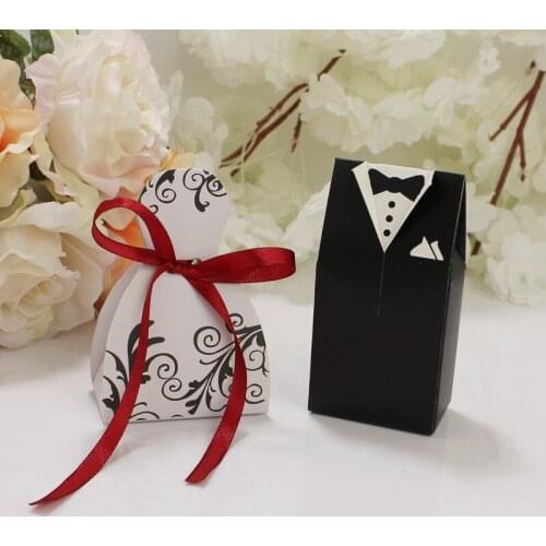 200PCS Wedding party packaging candy bag gift box wedding and engagement surprise bag party paper bags for gifts