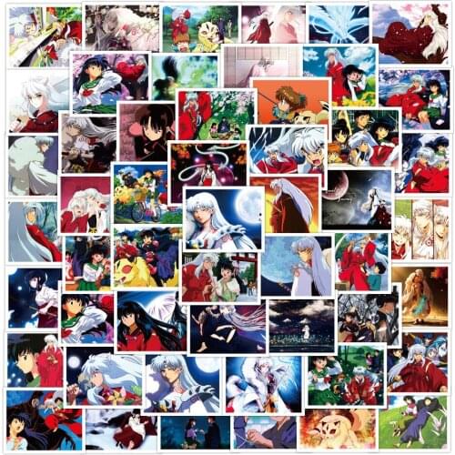 52 Non-Repetitive New Lnuyasha Riman Graffiti Stickers Notebook Luggage Guitar Water Cup Childrens Stickers