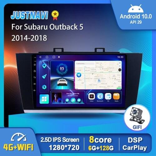 Newest Android 10.0 Car Radio For Subaru Outback 5 2014-2018 GPS Stereo Auto Player Carplay 6G 128G DSP 1280*720P Video Out 9"