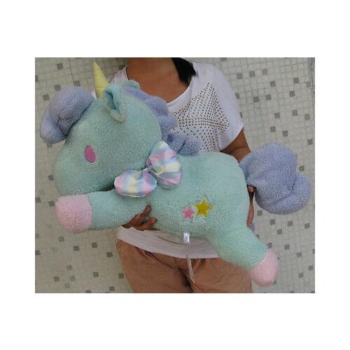 Large Little Twin Stars Pink Blue Unicorn Charm Animal Doll Stuffed Plush toy doll new