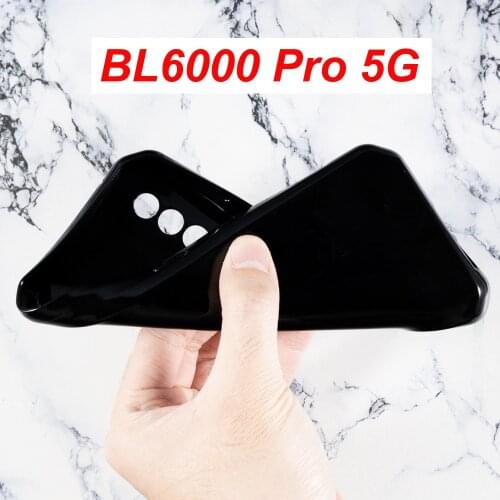 For Blackview BL6000 Pro 5G Case Silicon Cover Soft TPU Matte Black Phone Protector Shell BL6000 Glass Back Cover Capa Bumper
