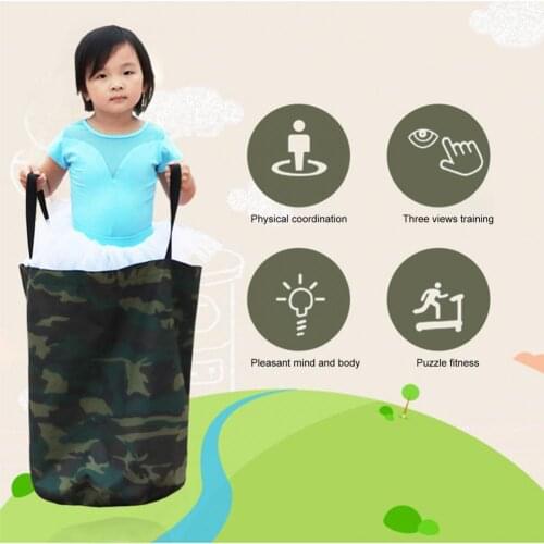 Kids Adult Kangaroo Jump Bag Outdoor Familie Sack Racing Games Jumping Sport Training School Activiteit Sack Race Bag