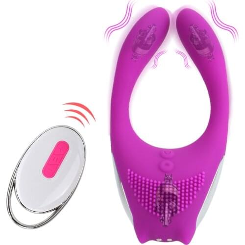 Dual Vibration Cock Ring Adult Products Sex Toys for Men Vibrating Penis Ring Delay Ejaculation 12 Speed