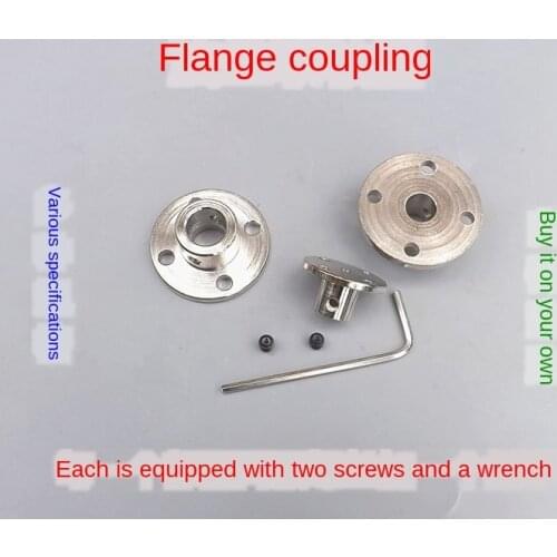 Flange Coupling 3/4/5/6/7/8/10/11/12mm Coupling Shaft Support Steering Engine Arm Plate
