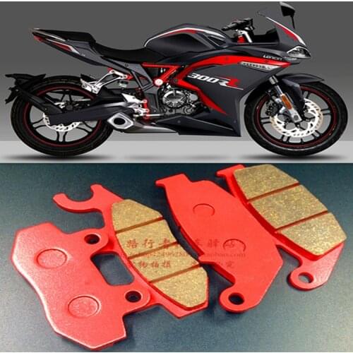 Motorcycle Front and Rear Brake Pads for Loncin Voge Lx300-6a Cr6 Infinite 300r 300rr Lx300gs-b