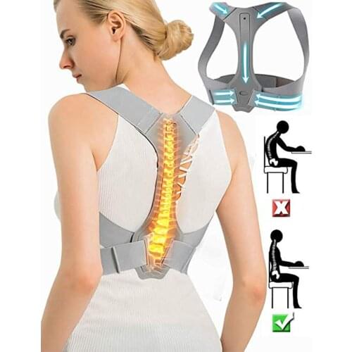 Posture Corrector Back Support Brace for Women & Men, Comfortable Ergonomic Design Back Straightener/Shoulder Strap