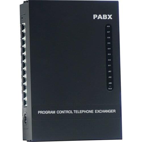 SMALL PABX System/ Office PBX/ MD208/ 2 PSTN line 8 extension -Operation easily