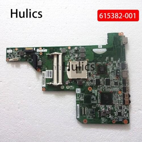 Hulics Original 615382-001 mainboard for HP COMPAQ G62 CQ62 G72 CQ72 LAPTOP MOTHERBOARD HM55 main board