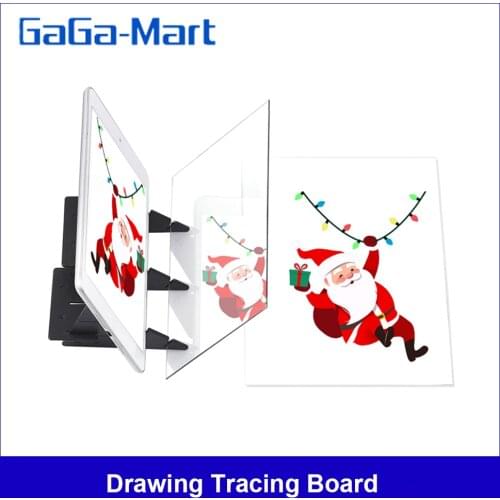 Drawing Tracing Board Portable Sketching Painting Tool Animation Copy Pad No Overlap Shadow Mirror Image Reflection Projector
