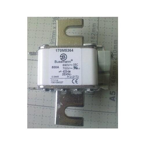 Fuses: 170M5361 550A 690V / 170M5362 630A 690V (2EK/91) aR