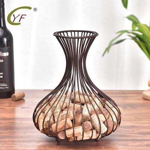 Wine Bottle Cork Holder Vintage Bronze Color Cork Collector For Wine Cellar Wine Cork Storage Bottle Wine Stopper Storage