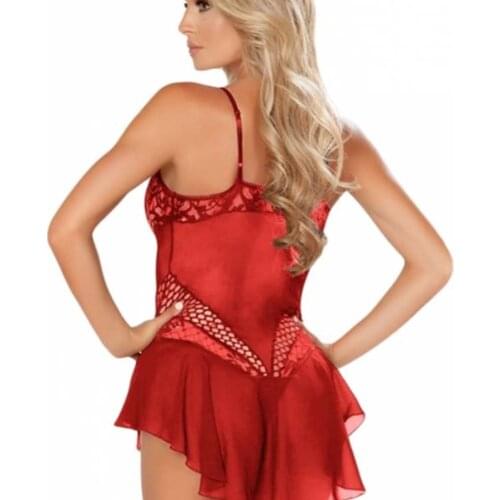 Porn Sexy Lingerie Women Hot Erotic Sexy Mesh Dress Lstry Women Teddy Lenceria Sexy Mujer Sexi Lady Underwear Sexy Costumes