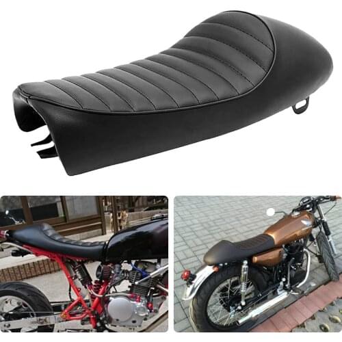 Motorcycle Cafe Racer Seat Custom Vintage Hump Saddle Retro Seat For Yamaha SR400/500 XJ XS KZ Honda CB200/350/500/750 Suzuki GN