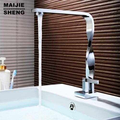 Torneira faucet water tap brass mixers Twist chrome bathroom Faucet basin crane water faucet basin mixer