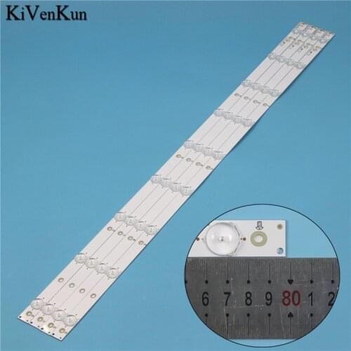 LED Backlight Strips For Philips 40PFT5300/12 40PFT4509/60 40PFT5300/60 Bars GJ-DLEDII P5-400-D409-V7 Bands Rulers 2K15-D2P5-395