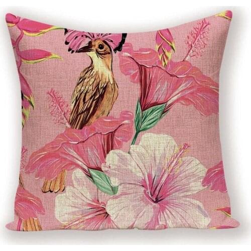 Vintage Decorative Cushion Cover Flower Throw Pillow Covers High Quality Custom Luxury Pillow Living Room Linen Pillows Case