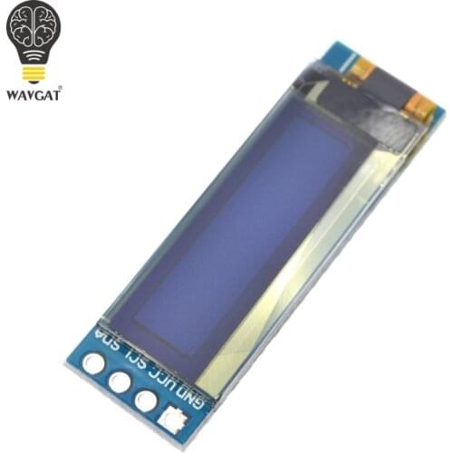 WAVGAT 0.91 inch OLED module 0.91" blue OLED 128X32 OLED LCD LED Display Module 0.91" IIC Communicate