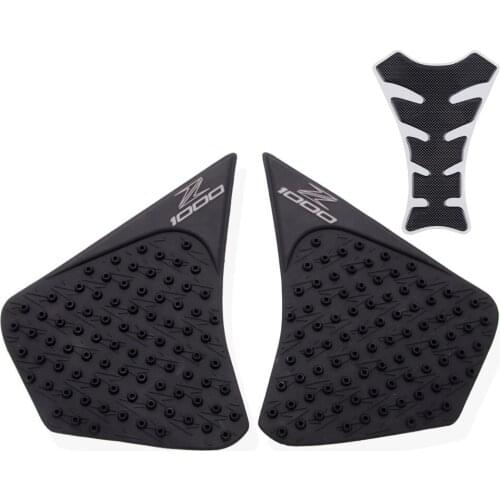 For Kawasaki Z1000 2014 2015 2016 Z 1000 Motorcycle Protector Anti slip Tank Pad Gas Knee Grip Traction Side Decal +1 Sticker